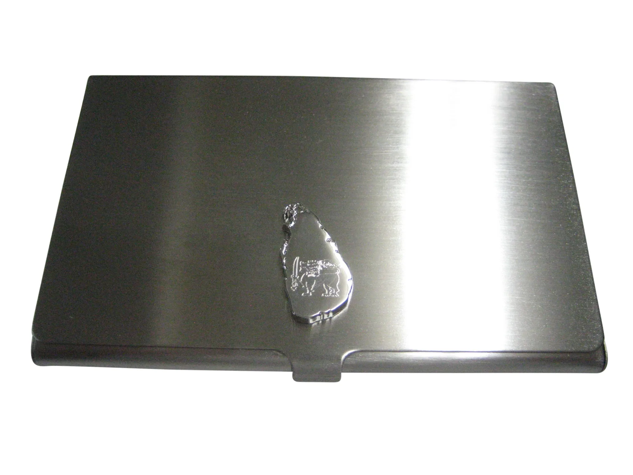 Sri Lanka Map Shape and Flag Design Business Card Holder