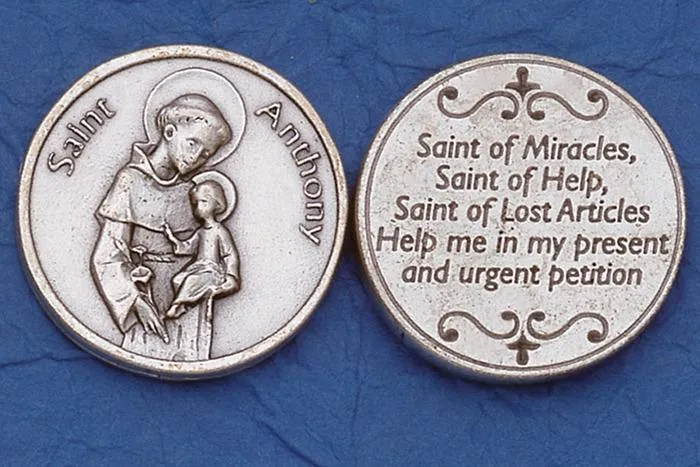 St. Anthony Italian Pocket Token Coin