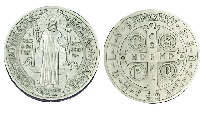 St. Benedict Italian Pocket Token Coin 1 1/8"