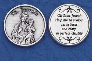 St. Joseph Italian Pocket Token Coin