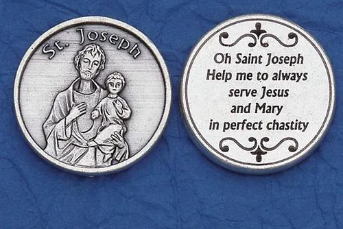 St. Joseph Italian Pocket Token Coin