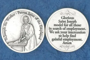St. Joseph the Worker Italian Pocket Token Coin