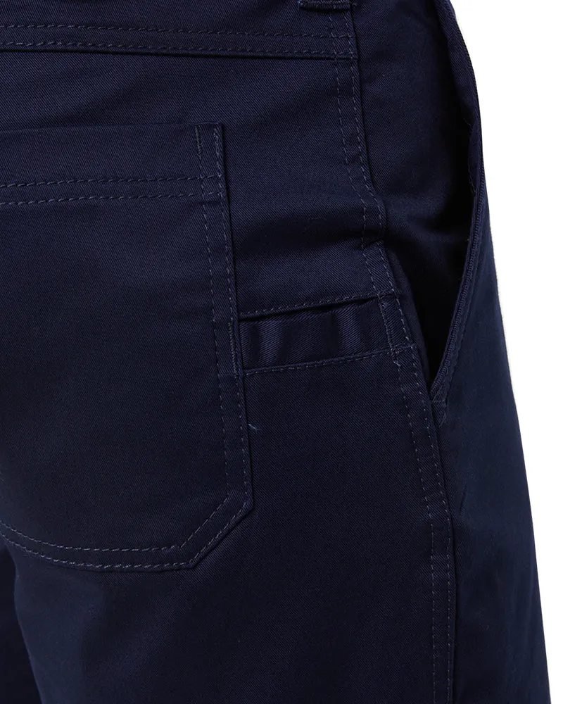 Stretch Cotton Short Short - Navy