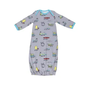 Surf Report Baby Bamboo Layette Gown