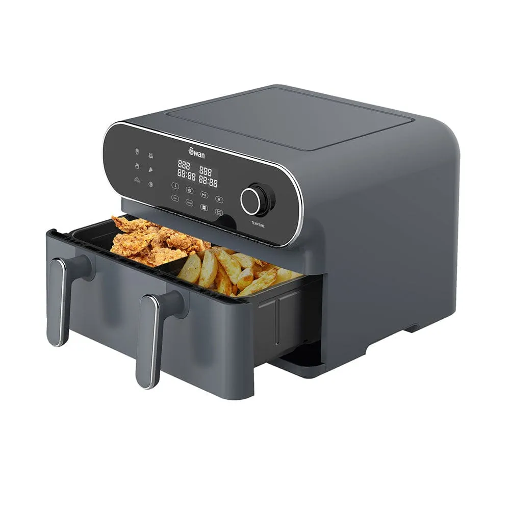 Swan 11Litre Digital Dual Drawer Air Fryer SAF11DB