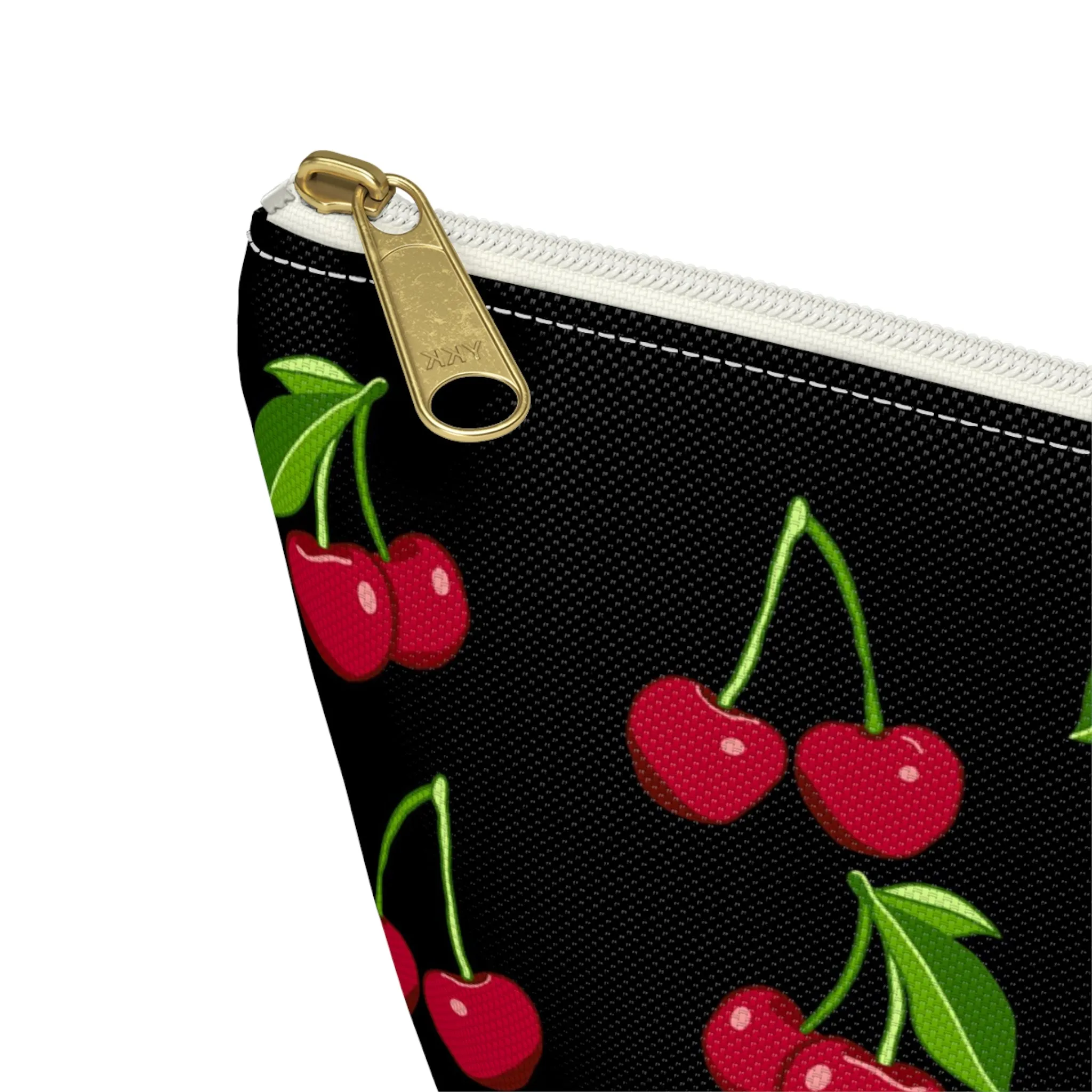 Sweet Cherry Accessory Pouch w T-bottom