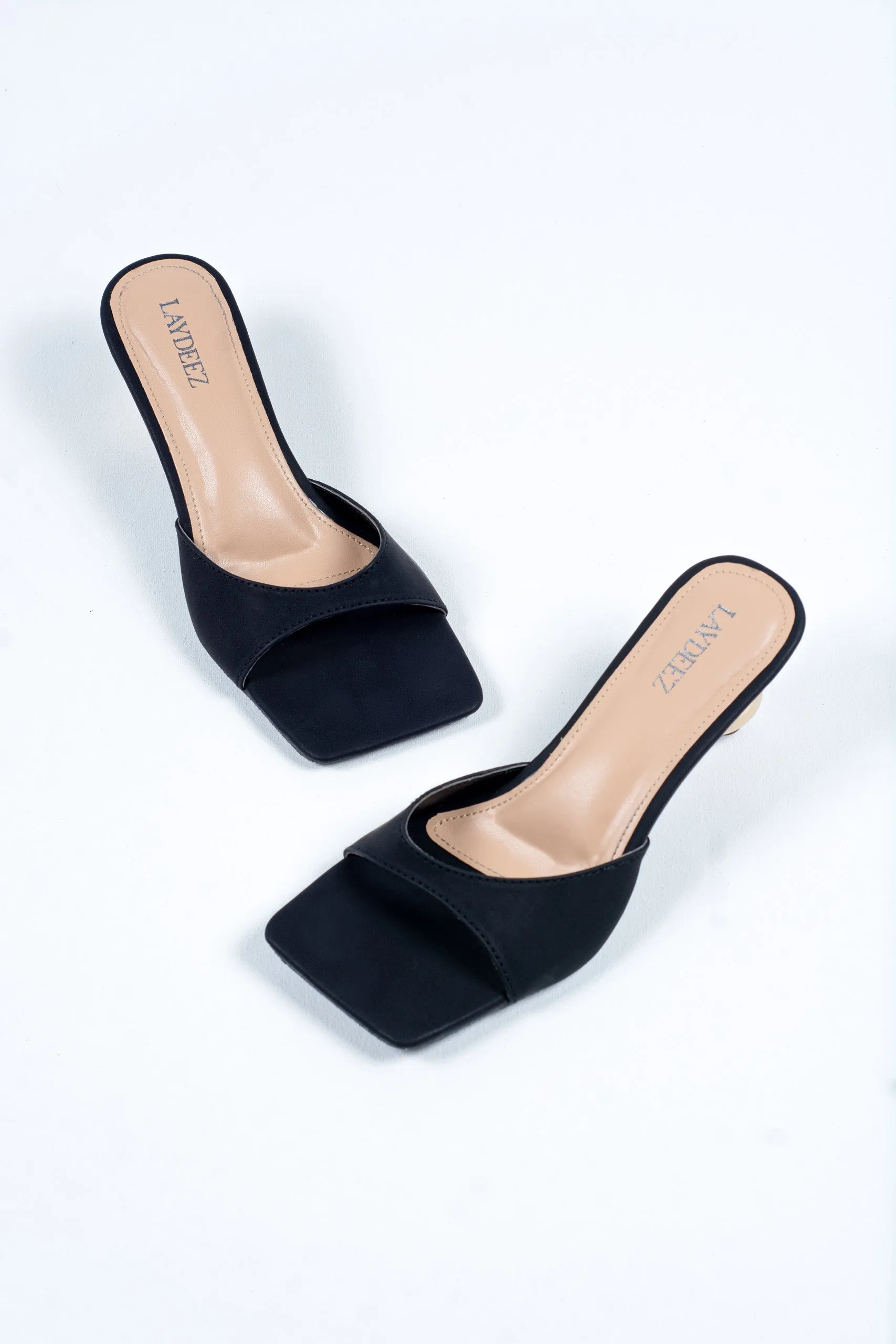 Sydney Sculptural Mule Heels