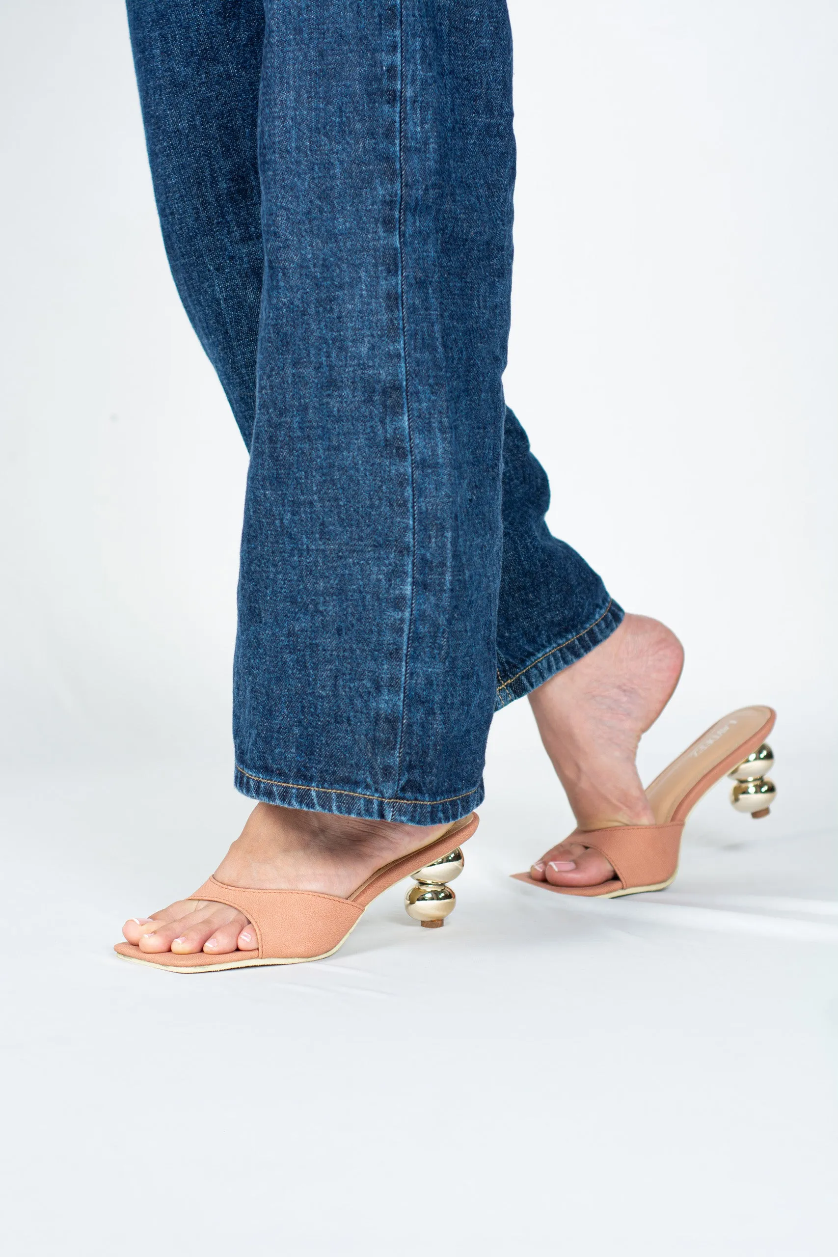 Sydney Sculptural Mule Heels