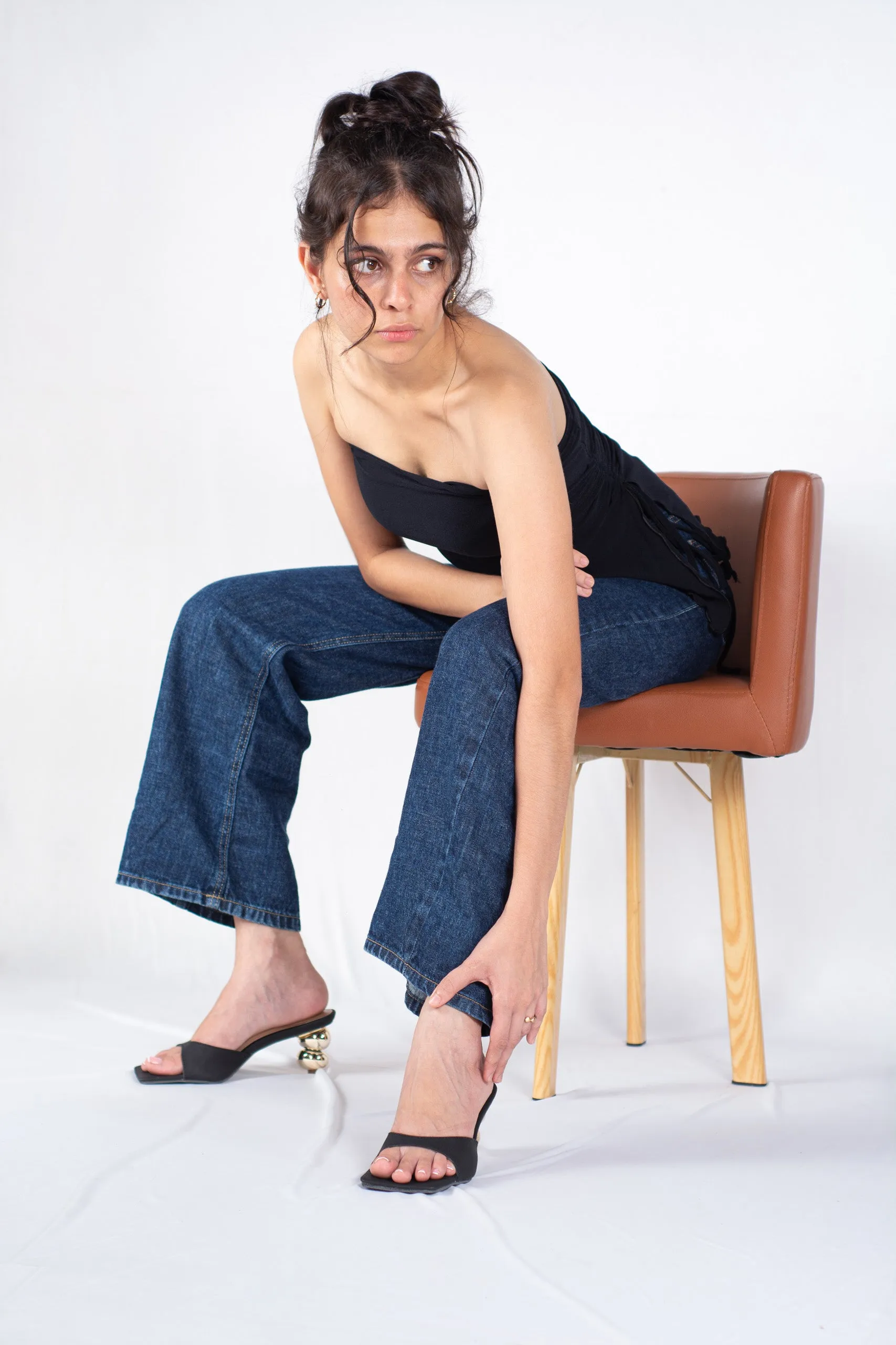Sydney Sculptural Mule Heels