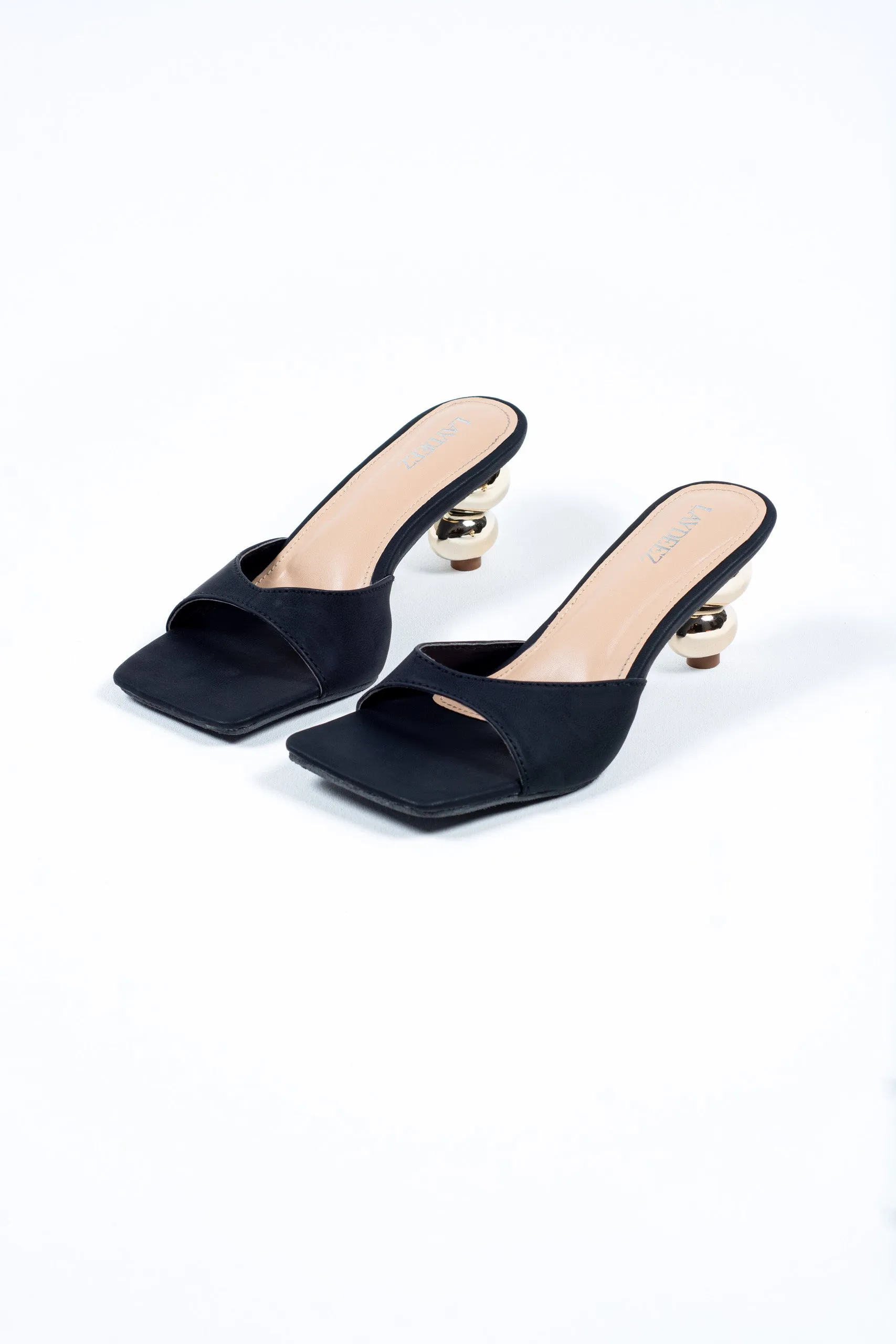 Sydney Sculptural Mule Heels