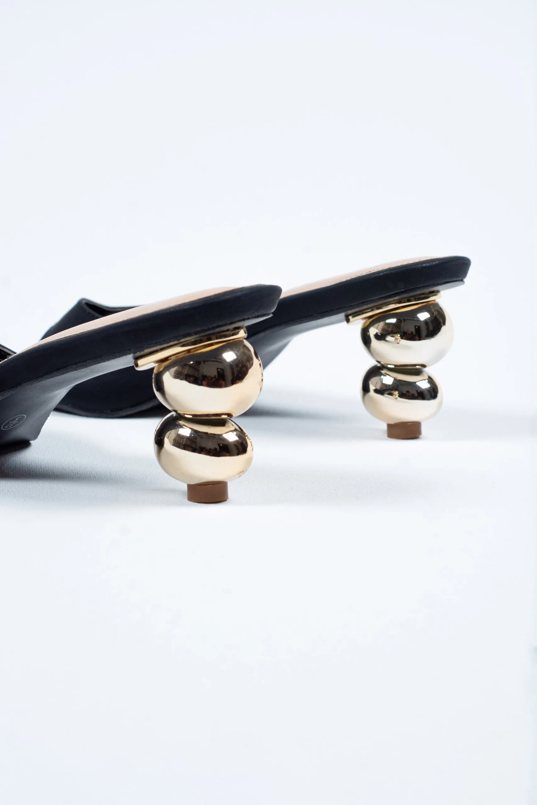 Sydney Sculptural Mule Heels