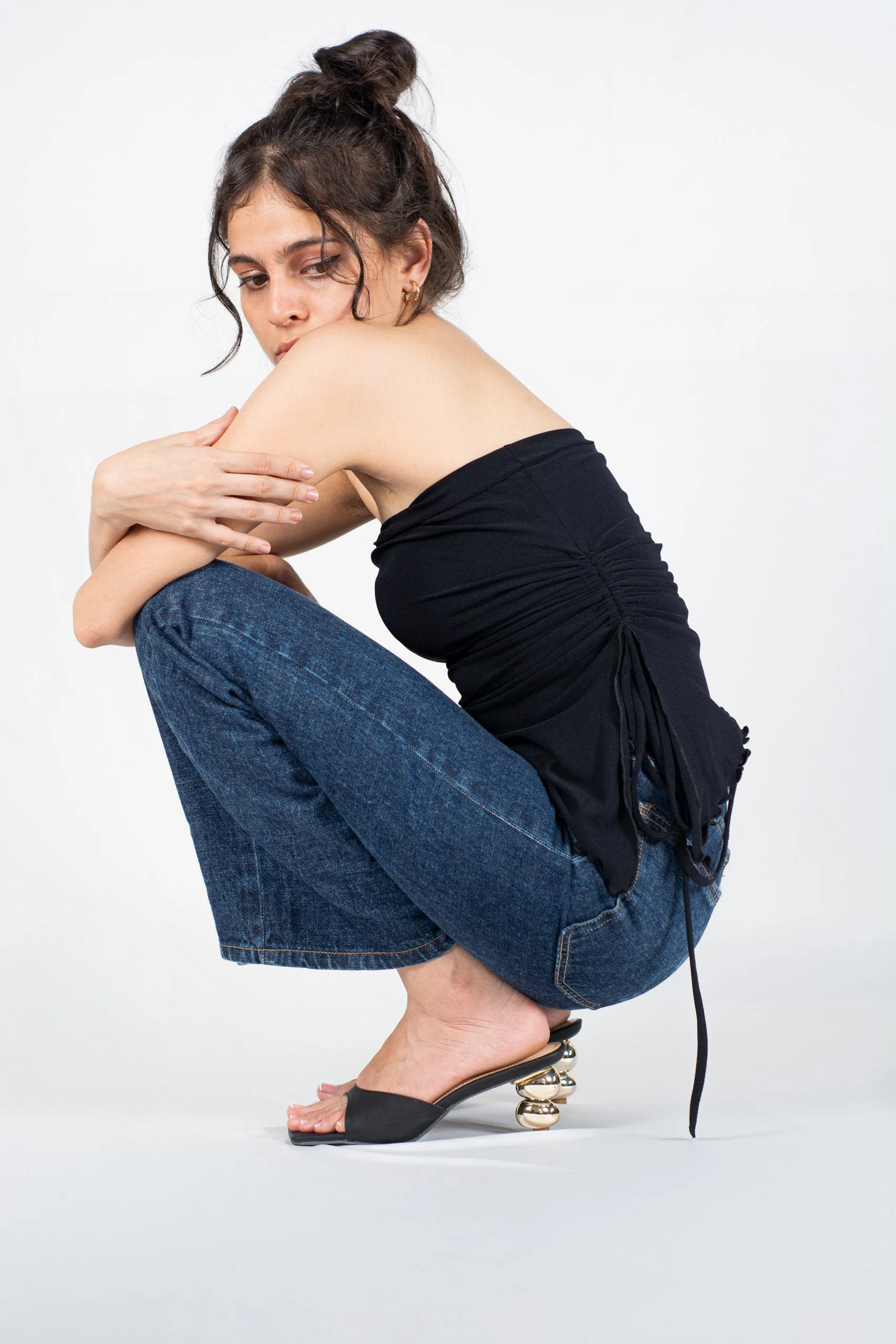 Sydney Sculptural Mule Heels