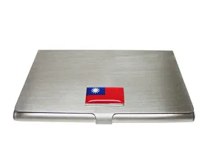 Taiwan Flag Pendant Business Card Holder