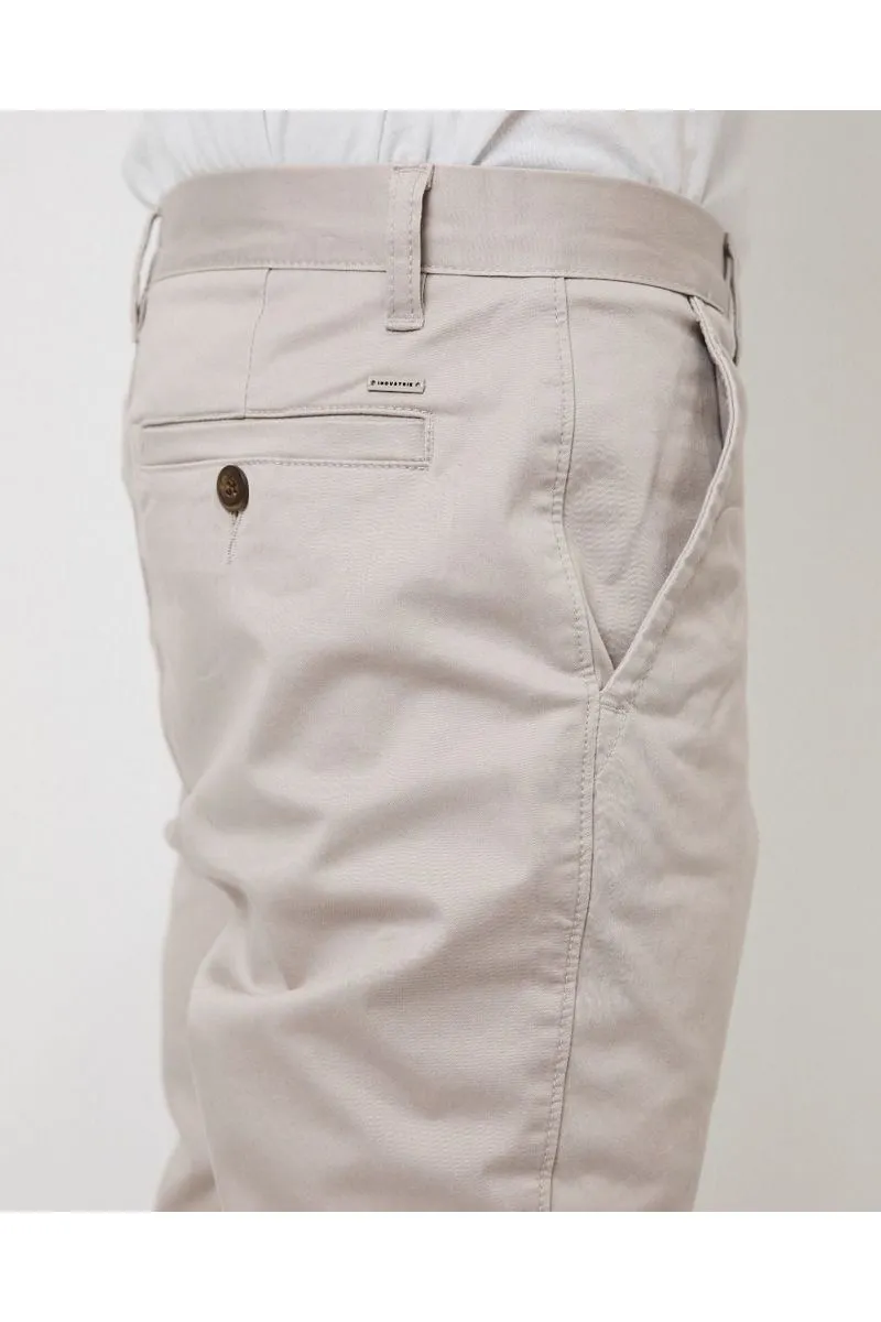 The Cuba Chino Slim Leg Pant Stone