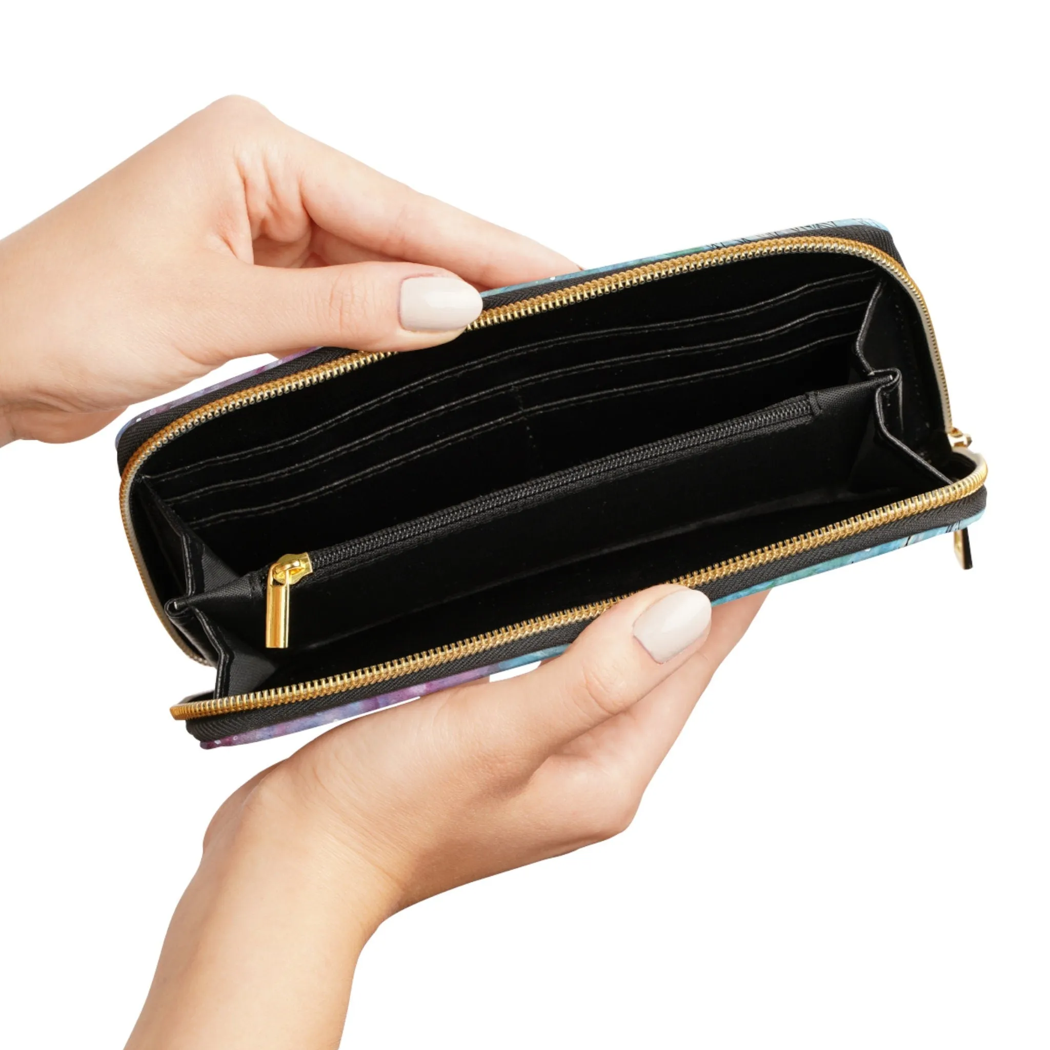 The Lions Kiss zipper wallet