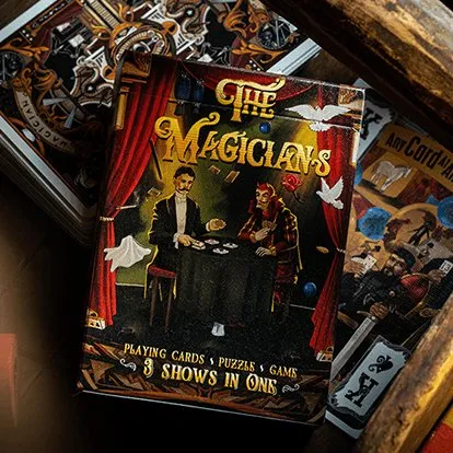 The Magicians Playing Cards, Card Game and Puzzle