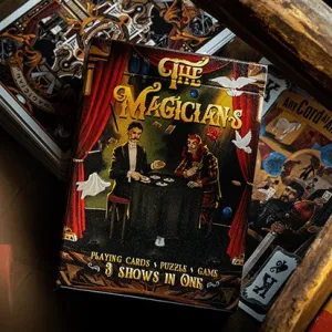 The Magicians Playing Cards, Card Game and Puzzle