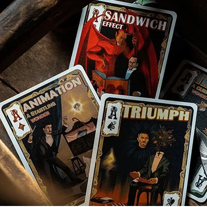 The Magicians Playing Cards, Card Game and Puzzle