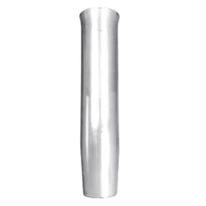 Tigress Weld On Aluminum Flared Rod Holder W/o Blade Mill Finished 10"