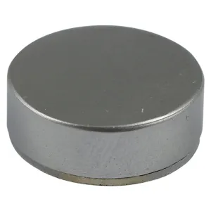 TIMCO Threaded Screw Caps Solid Brass Satin Chrome - 16mm (4pcs)