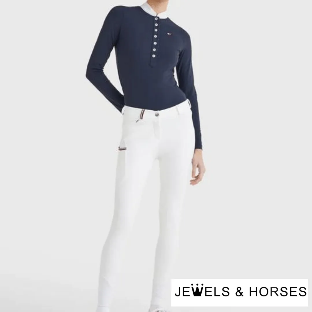 Tommy Hilfiger Breeches - Full Grip Performance Breeches - Optic White