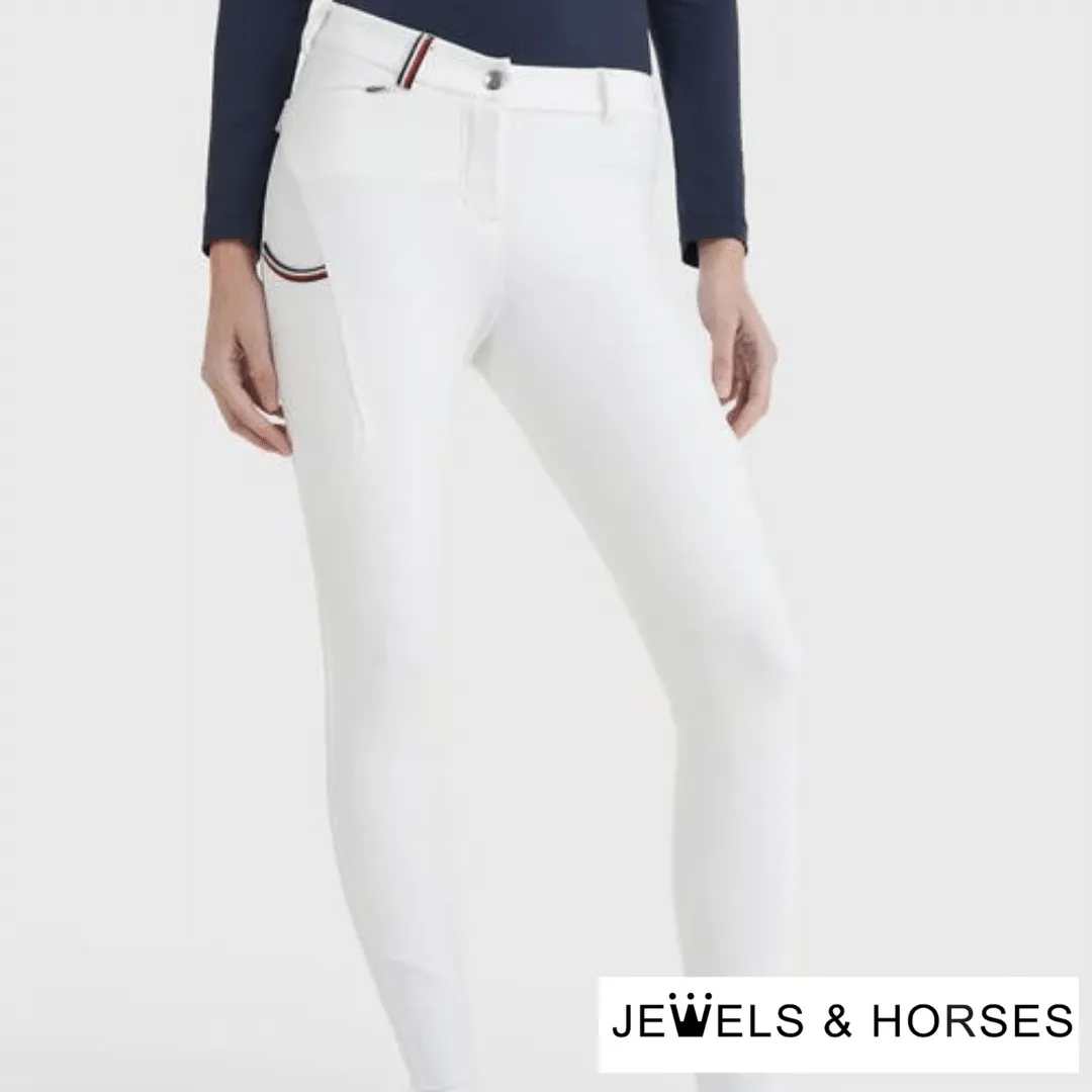 Tommy Hilfiger Breeches - Full Grip Performance Breeches - Optic White