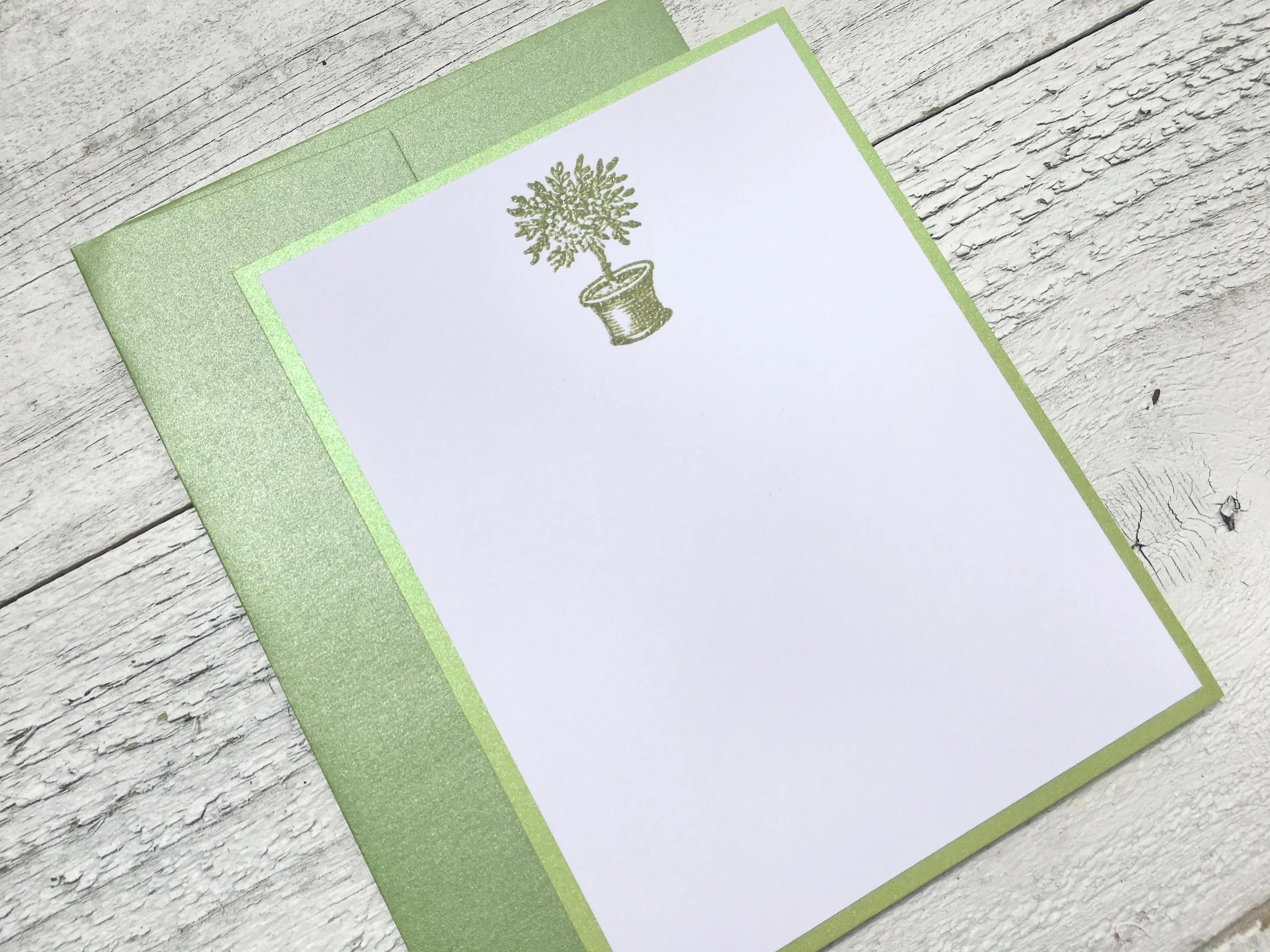 Topiary Note Cards, Garden Note Cards, Personalized Note Cards, Topiary Stationery, Garden Lovers Gift, Thank You Notes, Set of 8