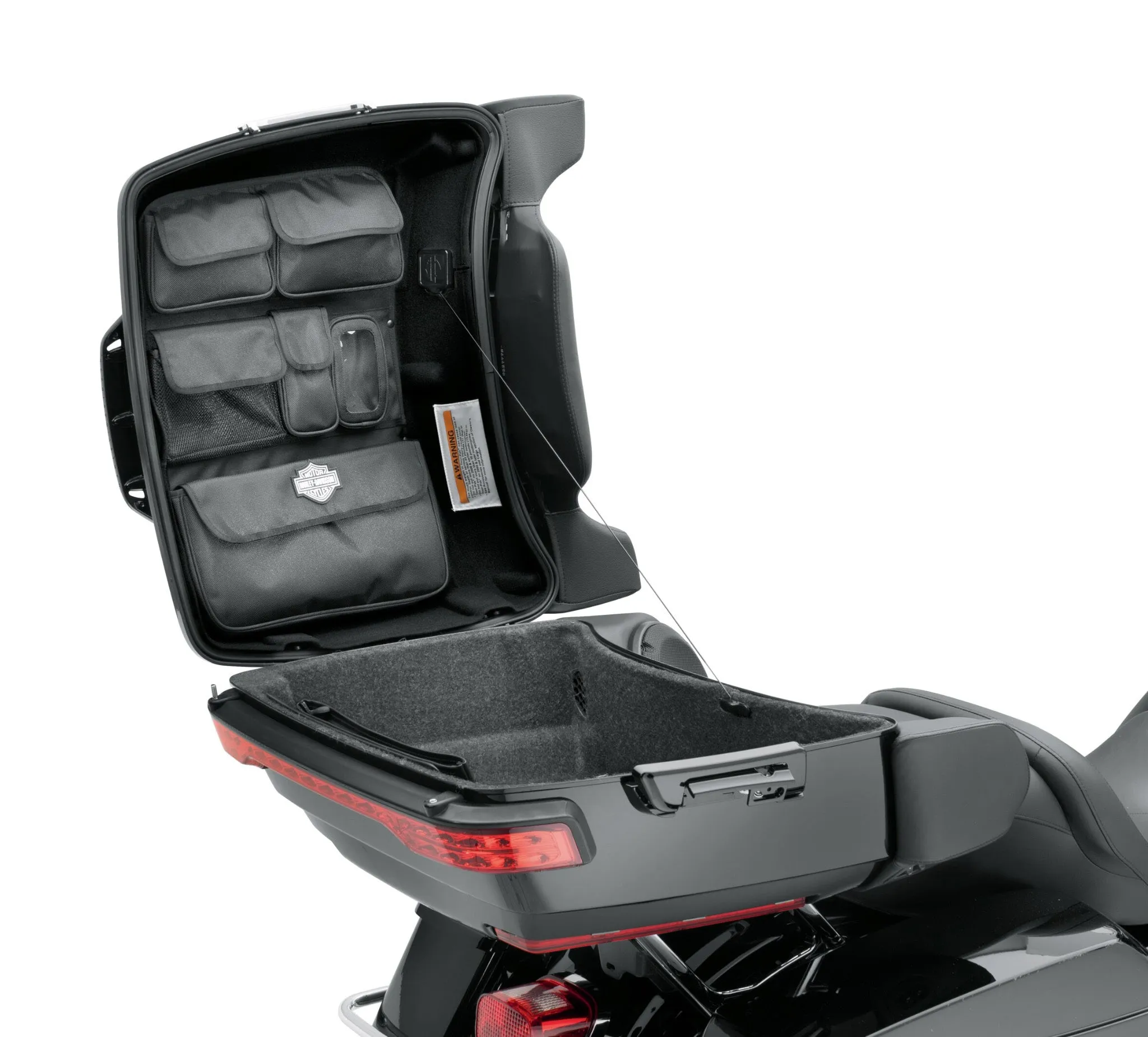 Tour-Pak Lid Fitted Lining with Organizer - Premium Black - Black