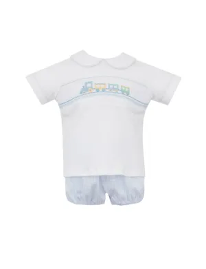TRAIN - Smocked Diaper Set