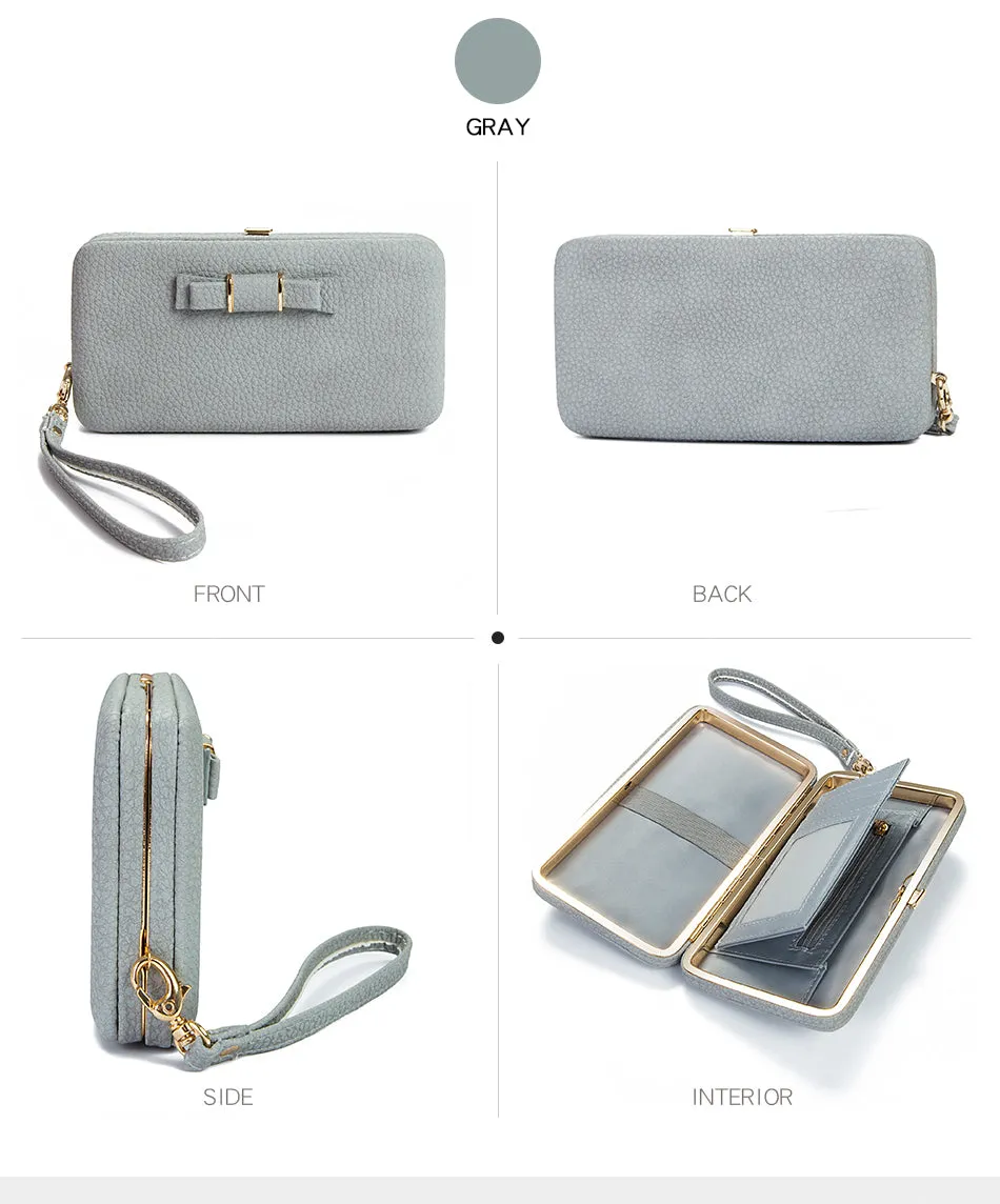 Travel Coin Purse Wallet with Cellphone Pocket