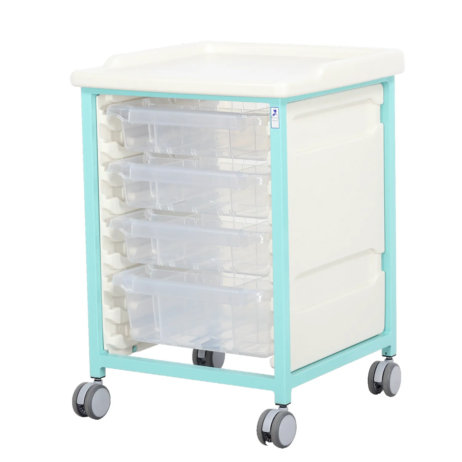 Tray Trolleys | Low Level | 3 Small, 1 x Deep Trays