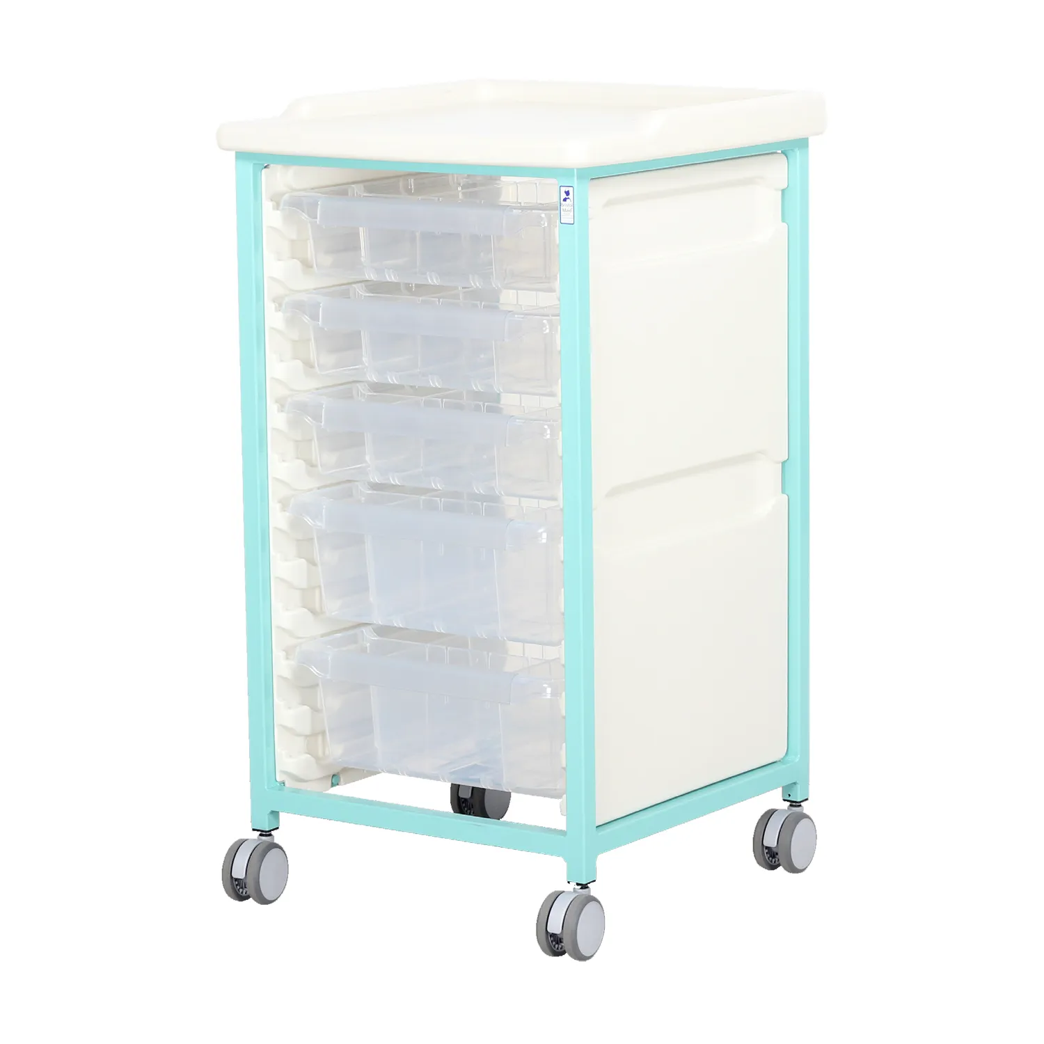 Tray Trolleys | Standard Level | 3 Small, 2 x Deep Trays
