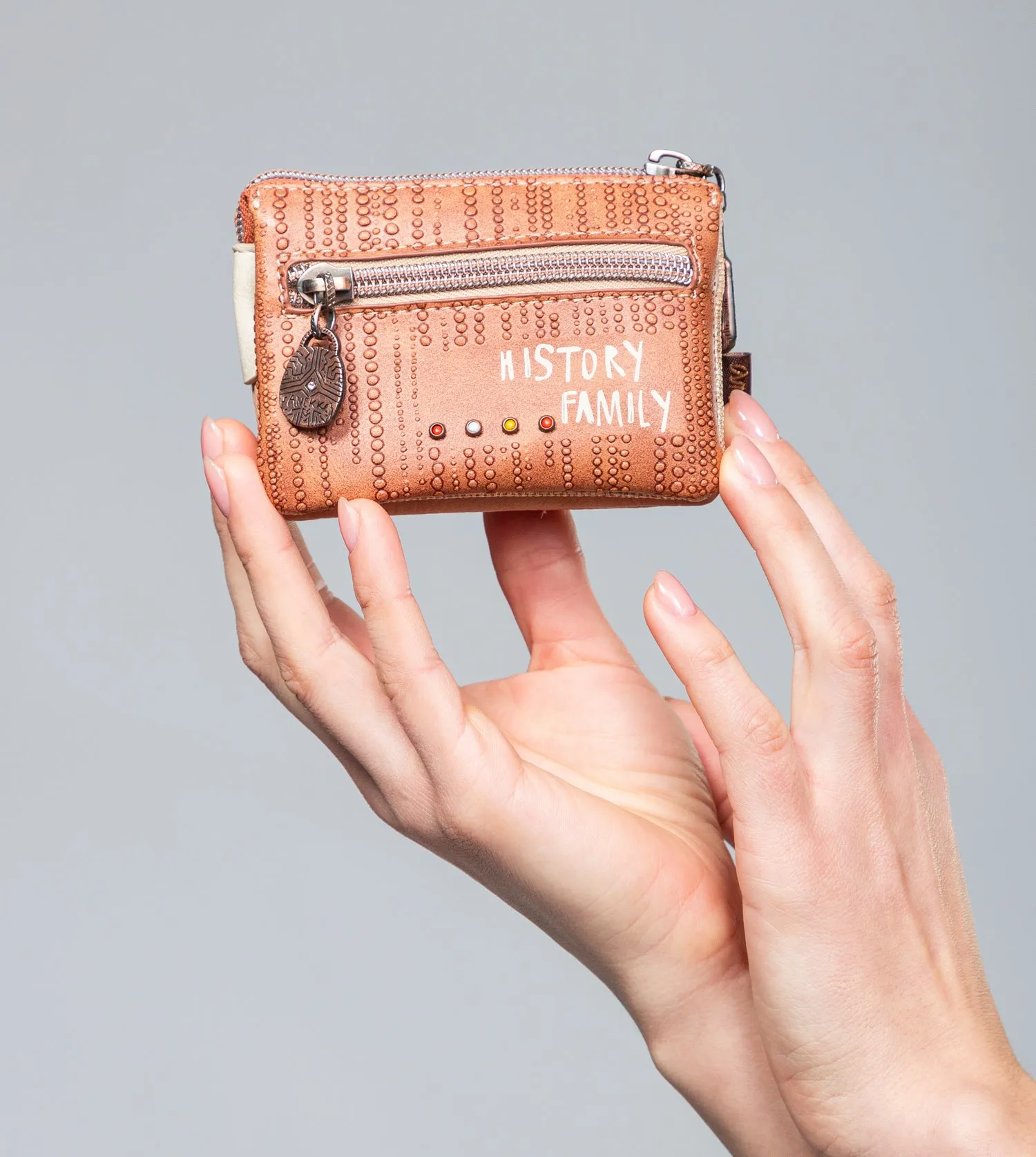 Tribe triple compartment purse