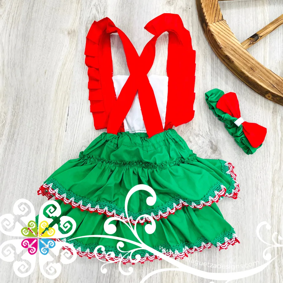 Tricolor Mexican Baby Set - Children Set
