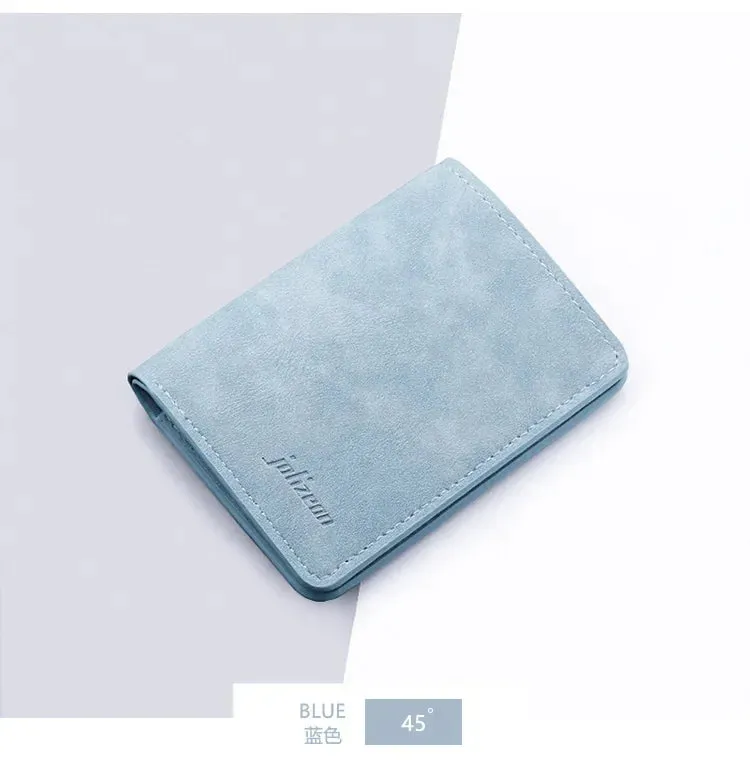 Two-Fold Small Wallet with Coin Purse
