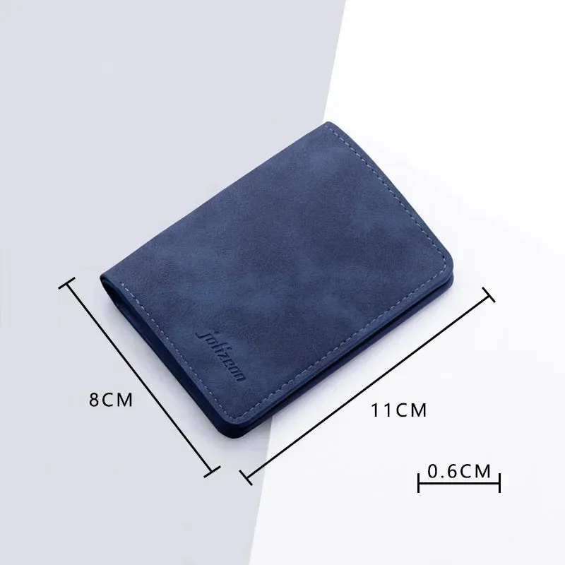 Two-Fold Small Wallet with Coin Purse