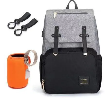Unisex Multi pocket storage Diaper Backpack