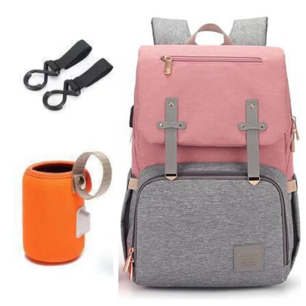 Unisex Multi pocket storage Diaper Backpack