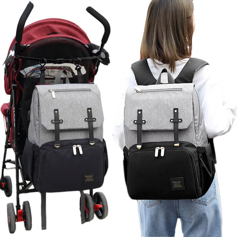 Unisex Multi pocket storage Diaper Backpack