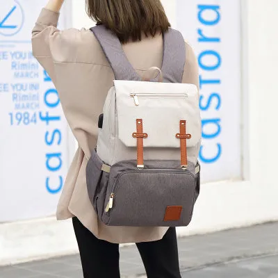 Unisex Multi pocket storage Diaper Backpack