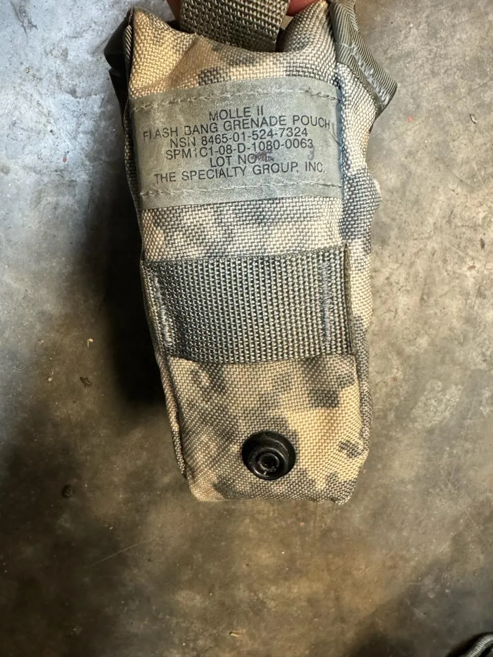 USGI MOLLE-ii Flashbang Grenade Pouch - Used