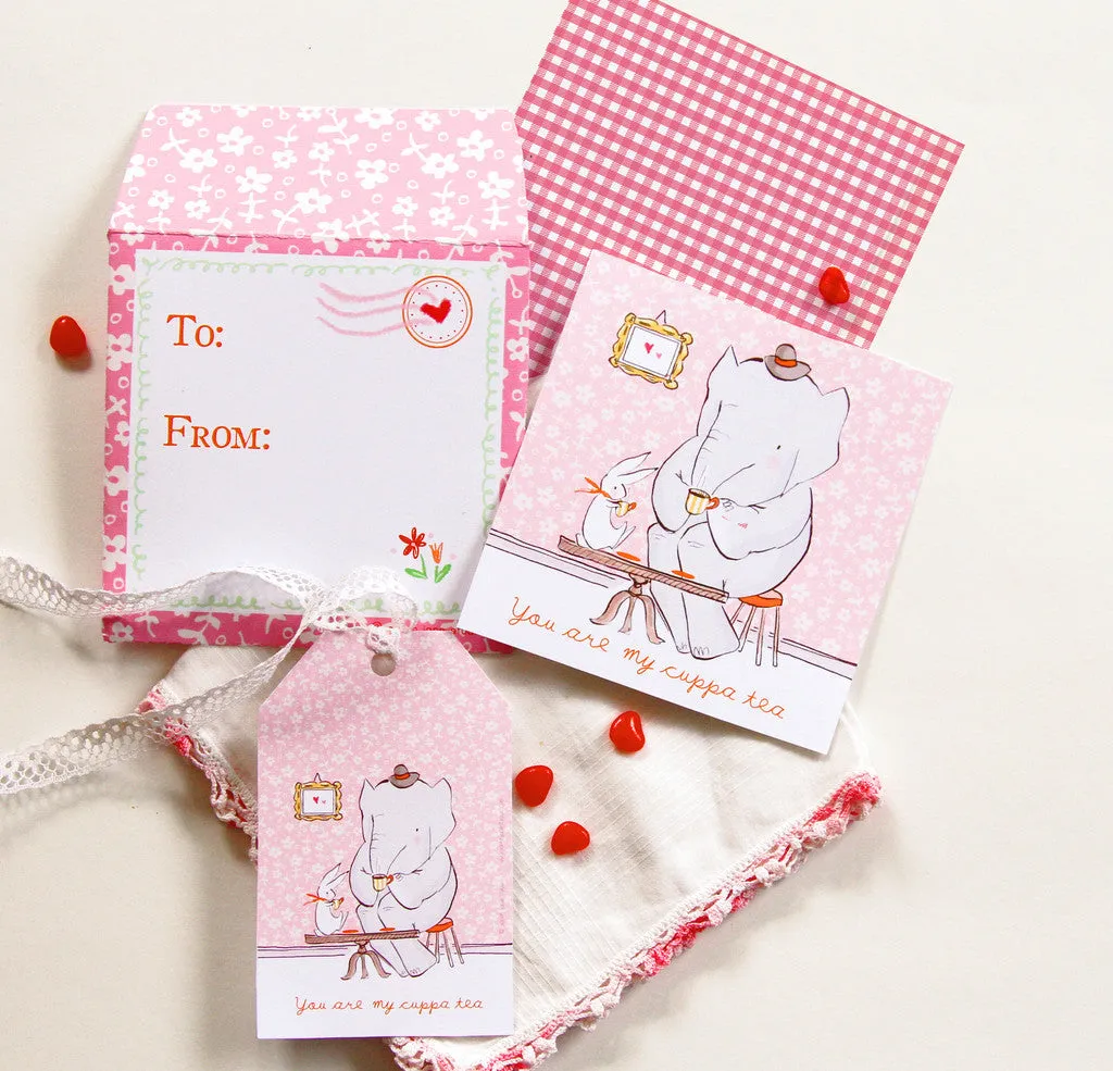 Valentines - PDF Printable Set