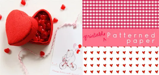 Valentines - PDF Printable Set