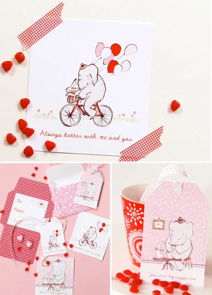 Valentines - PDF Printable Set