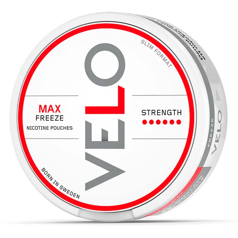Velo Max Mighty Peppermint 6 Dots (Freeze Max) Nicotine Pouches (20Pcs/Can)