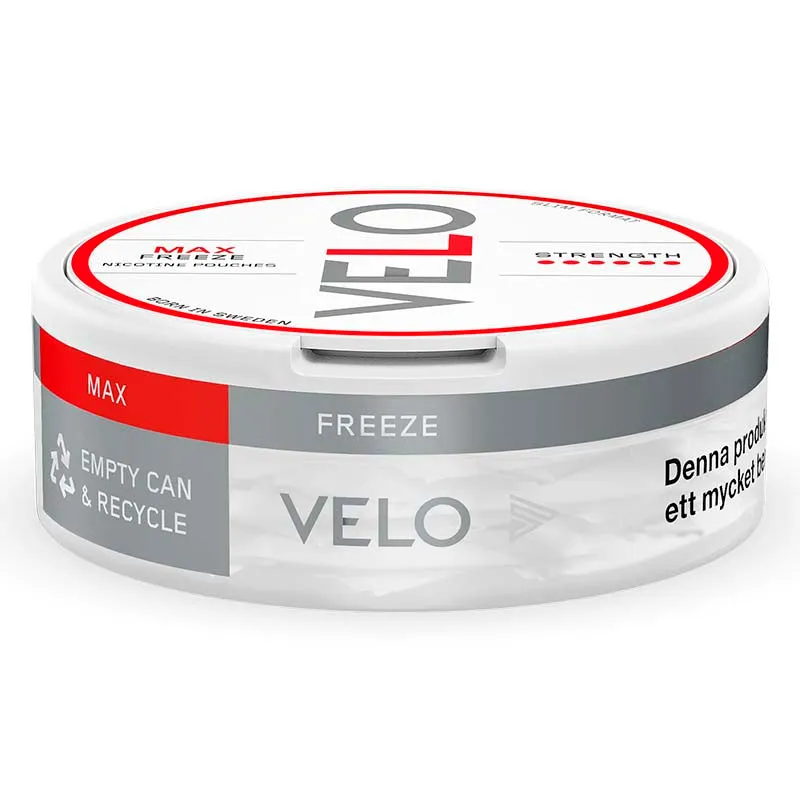 Velo Max Mighty Peppermint 6 Dots (Freeze Max) Nicotine Pouches (20Pcs/Can)