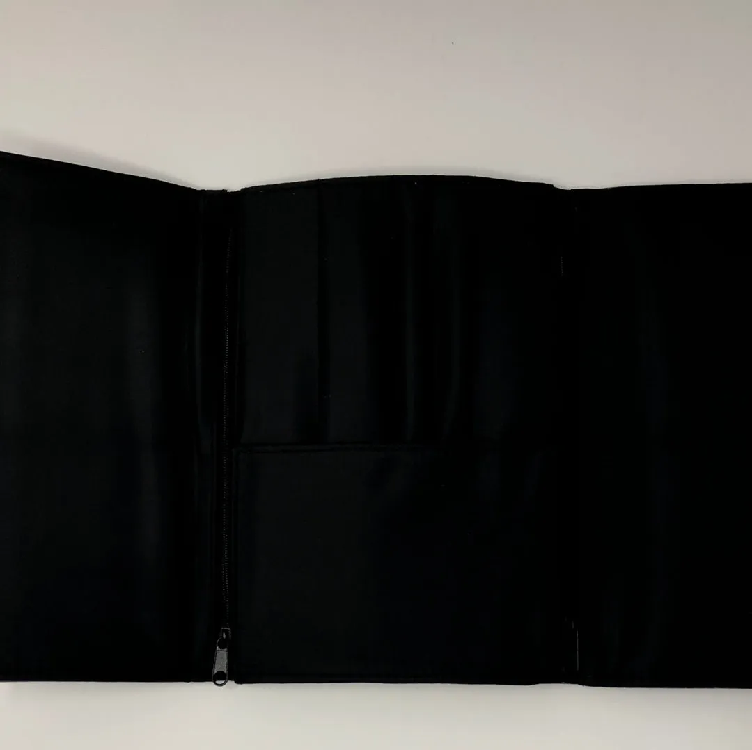Vintage: Chanel Beaute Black Tri- Fold Brush Holder