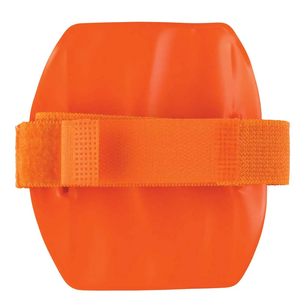 Vinyl Vertical Arm Band Badge Holder, 2.38" x 3.38" - Fluorescent Orange (25/Box)