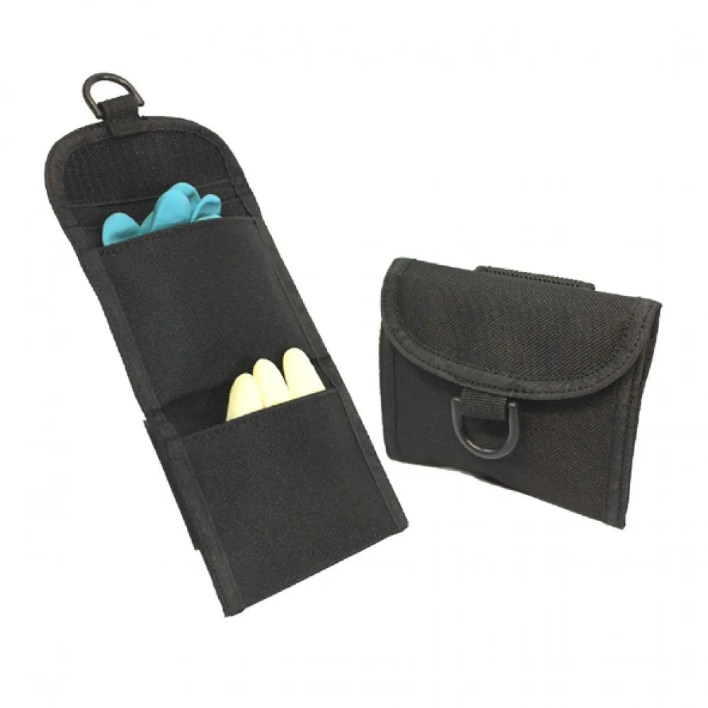 VTS Waist Pouch for Plastic Glove Black