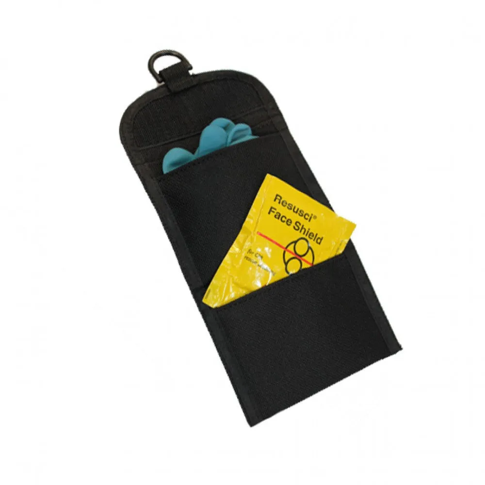 VTS Waist Pouch for Plastic Glove Black